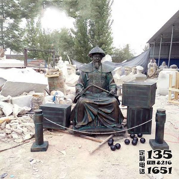 林則徐銷煙情景小品擺件雕塑園林景區玻璃鋼仿銅景觀 林則徐銷煙情景小品擺件雕塑園林景區玻璃鋼仿銅景觀