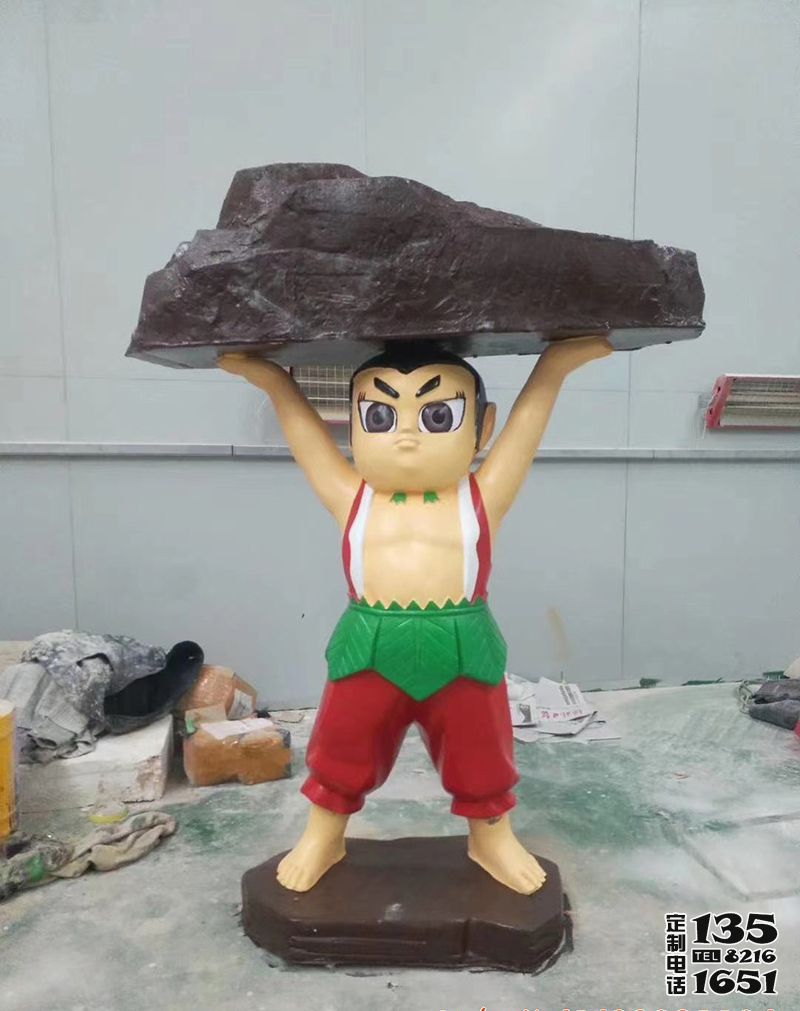 景區游樂園玻璃鋼卡通葫蘆娃雕塑 景區游樂園玻璃鋼卡通葫蘆娃雕塑